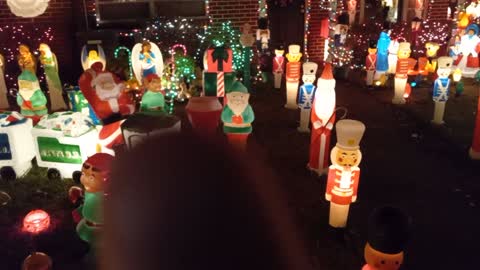 2021 light time Christmas Display Outside