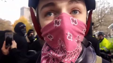 Nov 18 2017 Boston Commons 1.1 Leader of Antifa group Bash Back Boston