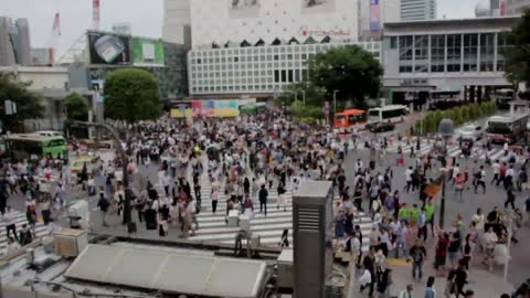 Strange Seconds Between Rush Hour Traffic