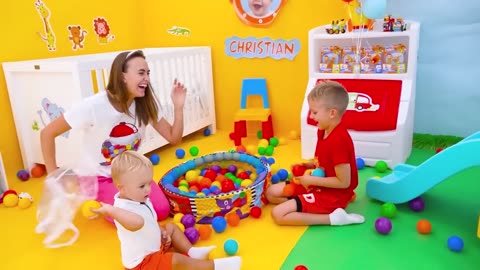 Vlad and Nikita play with Toy Cars - Collection video for kids