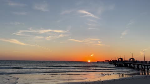 Sunset at Fort De Soto April 12 2024