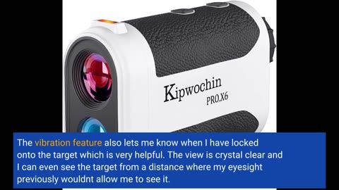 See Comments: Kipwochin Golf Rangefinder with Slope, Type-C 880 Yards Range Finder, Flag Lock w...