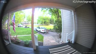 Doorbell Camera Catches Husband Trying to Hide Fart