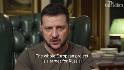 Zelenskiy says Europe, not just Ukraine, is Putin's target#foryou #foryoupage #news
