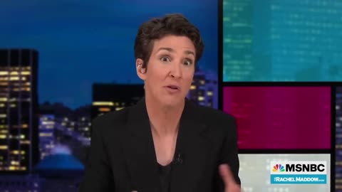Rachel Maddow Actually Relaying Useful Information (Although NOT Intentionally).