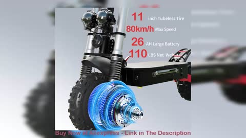 ☄️ 60V 5600W Dual Motor Electric Scooter 80KM/H Max Speed E Scooter Adults 100KM Long Range