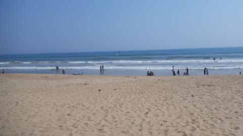 Beautiful view of Puri beach shortsvideo