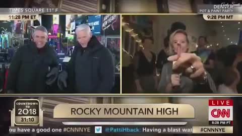 CNN Reporter Smokes Marijuana, Promotes Hip Drug Use Live on Air During New Year's Eve Feed