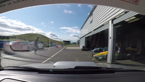 SLS Class winning lap in Subaru Impreza Turbo at Knockhill, SuperLap Scotland, Reverse Direction