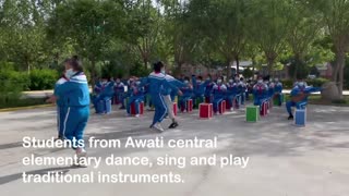 Watch the happy faces of Uygur students in Xinjiang