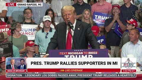 FULL SPEECH: President Donald J. Trump Speaks at Major Trump/Vance Rally in Grand Rapids, MI - 7/20/24