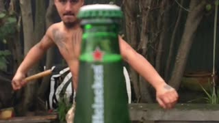 Popping a Bottlecap with Precision
