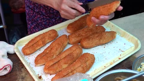 Taiwanese street food-Donuts Making Skills