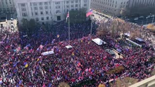 The Maga Million March filled a whole city block