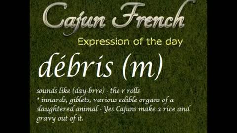 Cajun French - Daily Graphics - Part 6