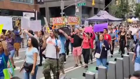 NYC Protest Against Vaccine Passports