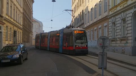 Wiener Linien tram line 42 Schottentor in 2021