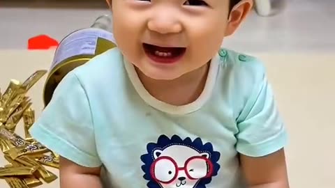 cute baby fanny video 🤣🤣 #baby #babylove #babytiktok #babyshower #respect #respectside #shortvideo