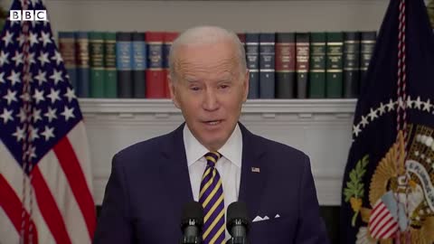 US President Biden announces Russian oil ban over Ukraine conflict