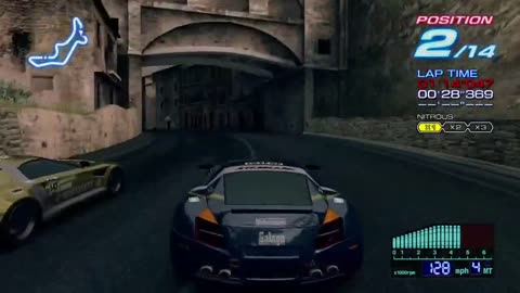 Ridge Racer 6 - Basic Route #7 Gameplay(Xbox One S HD)