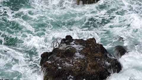 Sea: Water Hitting Loss and Raising Dust from Loss