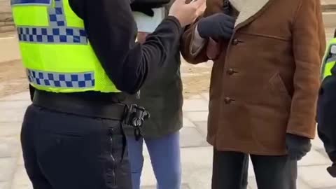 Women getting arrested for sitting on public bench