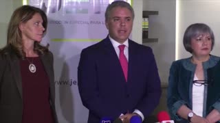 Duque insta a "buscar un acuerdo" esta semana sobre Justicia Especial de Paz