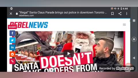 HOSTILE HEADLINES!!! Illegal Santa Parade!