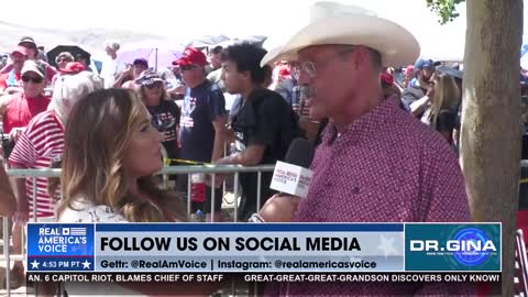Mark Finchem Interview at Prescott Valley, AZ Trump Rally on Real America's Voice