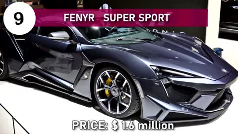 10 Most Expensive Luxury Cars in the World