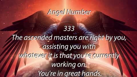 Angel numbers 333