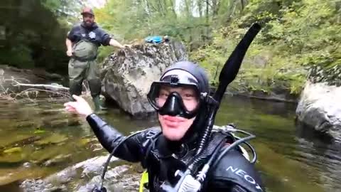 Discovering Gold While Diving, Record Of Gold Found