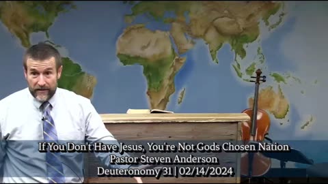 If You Don't Have Jesus, You're Not Gods Chosen Nation