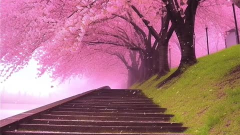 "Such a romantic cherry blossom,