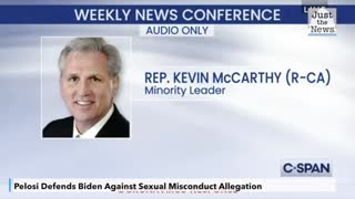 McCarthy calls Pelosi a 'hypocrite' for defending Biden against sexual misconduct allegation