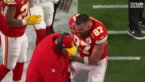 Travis Kelce FURIOUS at Andy Reid and bumps him