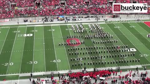 Marching band moonwalks