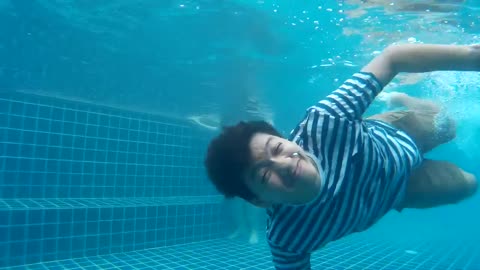 Video Of Man Swimming