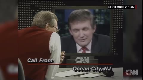 Donald Trump a True Patriot: “I don’t want to be president” - 1987 CNN interview (Larry King Live)