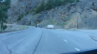 Million Dollar Highway Northbound to Ouray, CO