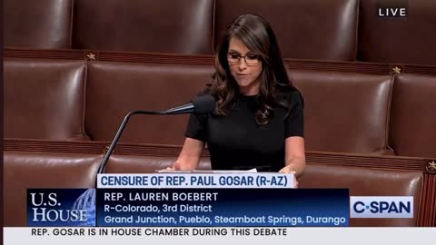 Rep. Lauren Boebert EXPLODES on House floor during debate to censure Rep. Gosar