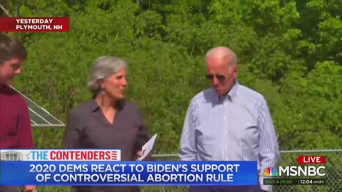 Reaction to Biden campaign saying he supports Hyde Amendment