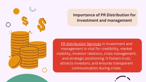 Best PR Distribution Services and Investment Management