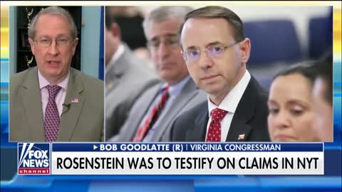 ‘Very soon’: House chairman plans to subpoena Rod Rosenstein