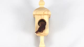 Handmade Miniature Birdhouse Christmas Tree Ornament 1113816884