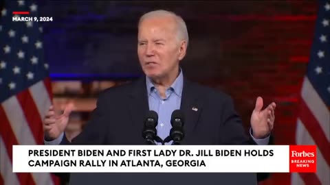 Biden Tells Georgia Voters 'Trump & The MAGA Republicans Are Trying To Take Our Freedoms Away'