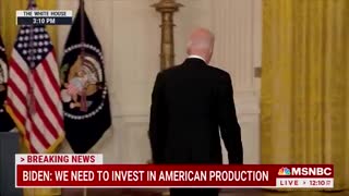 Joe Biden Flees As Reporters Try To Ask Him Questions