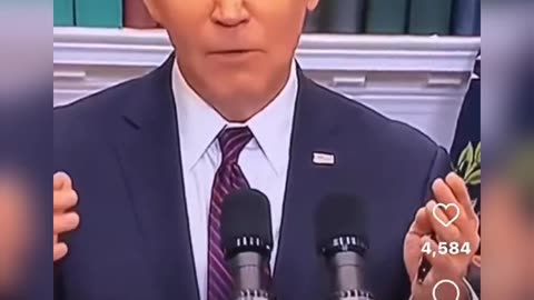 Biden MASK - look at his forehead