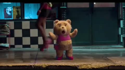 Momento divertido del oso ted