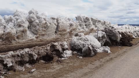 Ice Breakup at Fort Simpson